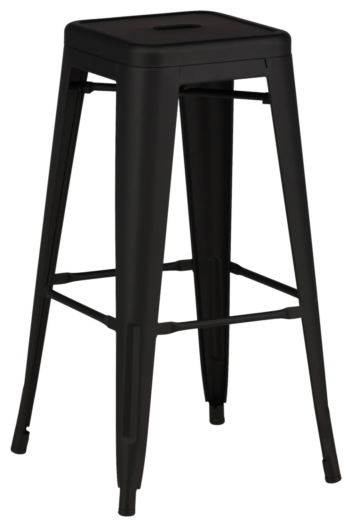 BARPALL SET i svart  - svart, Design, metall (43/76/43cm) - Livetastic