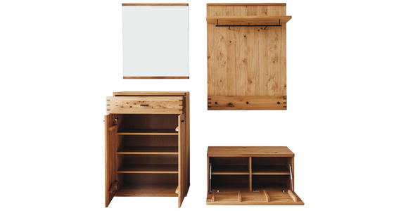 GARDEROBE  in 175/208/37 cm  - Wildeiche, Natur, Holz/Holzwerkstoff (175/208/37cm) - Waldwelt