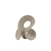 SKULPTUR - Braun, LIFESTYLE, Kunststoff (19,5/23/14,5cm) - Ambia Home