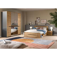 SCHLAFZIMMER Grau, Eiche Artisan  - Eiche Artisan/Grau, MODERN, Holzwerkstoff - MID.YOU