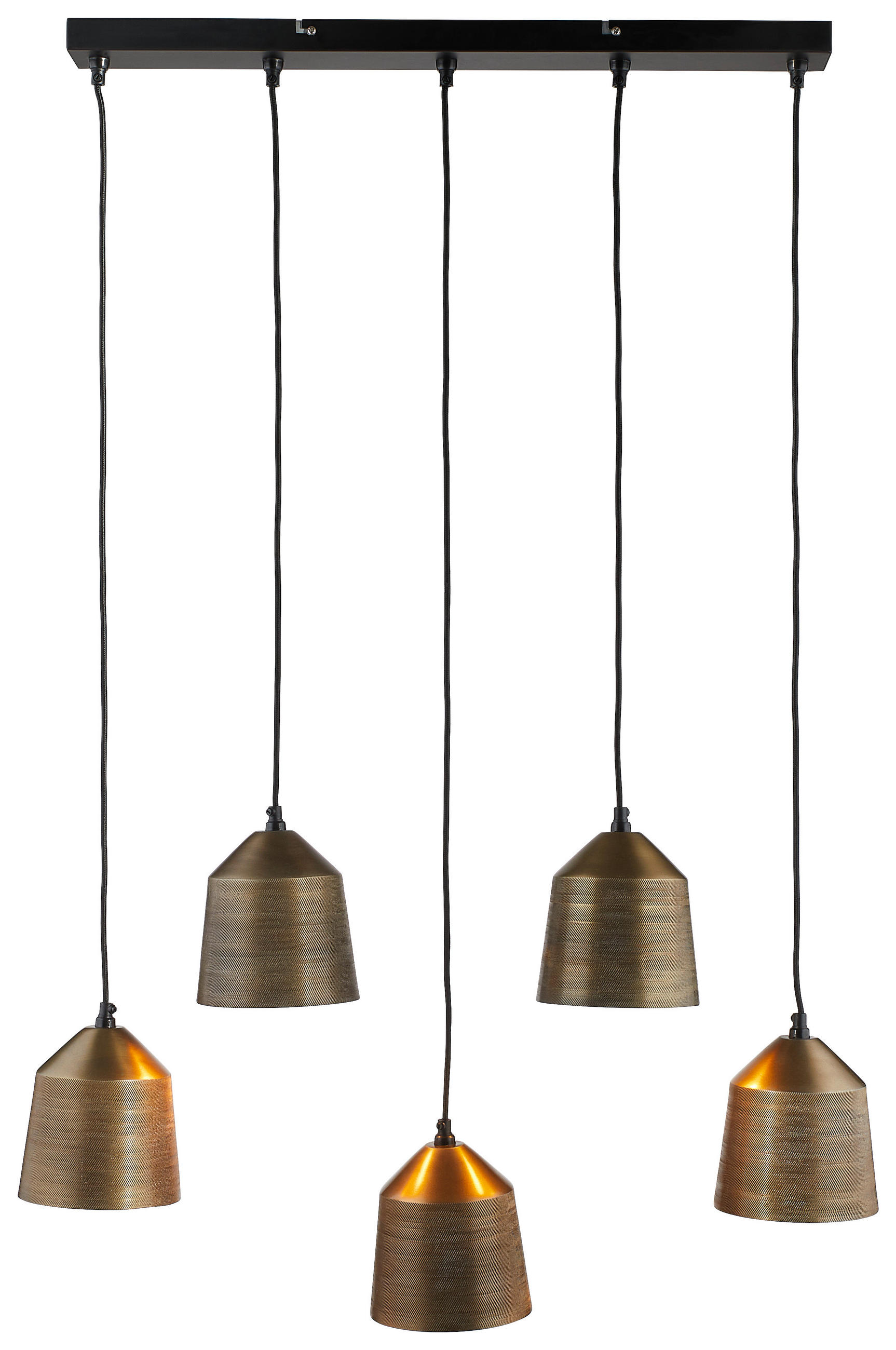HÄNGELEUCHTE 110/75/16 cm   - Bronzefarben, Basics, Metall (110/75/16cm) - Light & Living