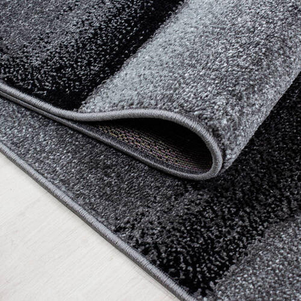WEBTEPPICH 240/340 cm Lucca Schwarz  - Schwarz, Trend, Textil (240/340cm) - Novel