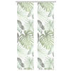 FLÄCHENVORHANG  2 Stück  blickdicht  60/260 cm   - Grün, Natur, Textil (60/260cm)