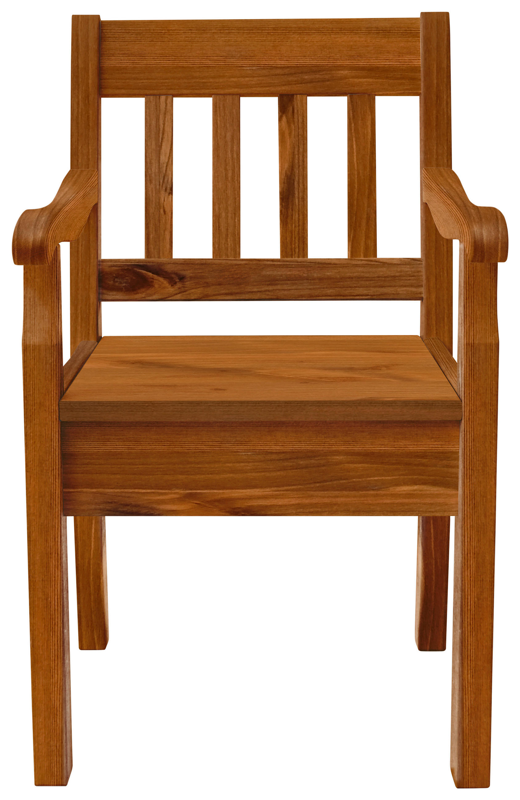 ARMLEHNSTUHL  in  - Bernsteinfarben, ROMANTIK / LANDHAUS, Holz (54/93/58cm) - Boxxx