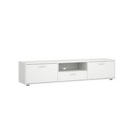 COMODĂ JOASĂ 177,2/39,8/38,4 cm  - argintiu/alb, Design, metal/material pe bază de lemn (177,2/39,8/38,4cm) - Livetastic