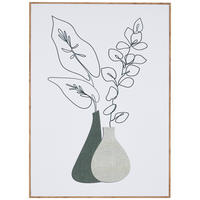 KUNSTDRUCK 51,2/71,2 cm  - Eichefarben/Multicolor, Design, Holzwerkstoff/Textil (51,2/71,2cm) - Monee