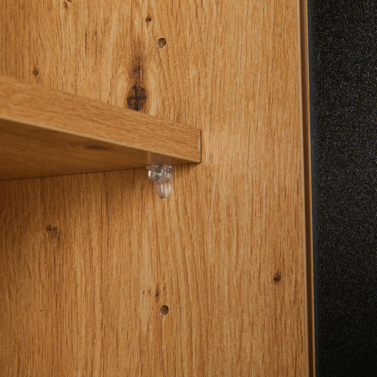 SIDEBOARD Bueno  in 160/80/40 cm  - Schwarz/Eiche Artisan, MODERN, Holzwerkstoff/Metall (160/80/40cm) - Xora