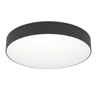 LED-DECKENLEUCHTE  49/7 cm    - Schwarz, Basics, Kunststoff (49/7cm) - Eglo