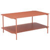 COUCHTISCH 90/58.4/40 cm rechteckig Terracotta  - Terracotta, Design, Metall (90/58.4/40cm) - Carryhome
