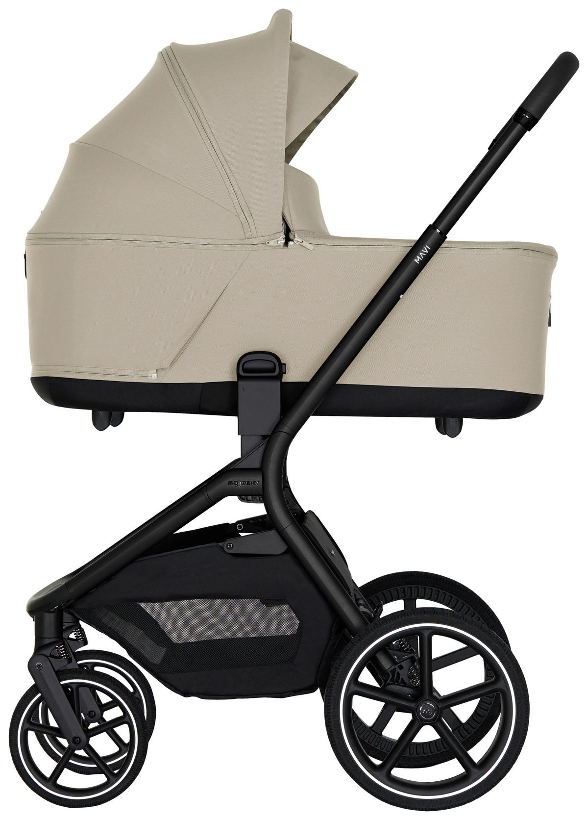 KOMBIKINDERWAGEN MAVI  - Sandfarben, Trend, Textil/Metall (92/55/110,5cm)