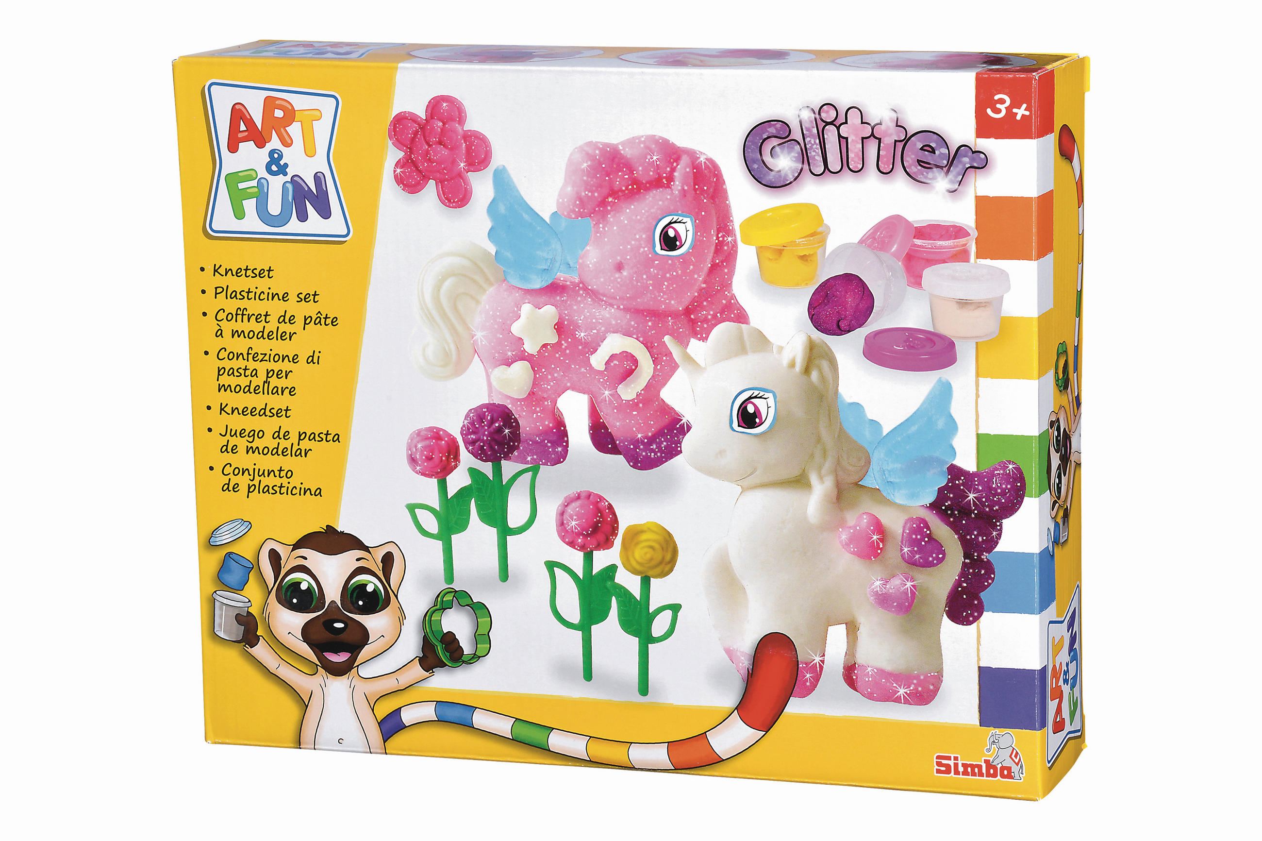 KNETMASSE  - Multicolor, Basics, Kunststoff (6,5/30/24cm) - Simba