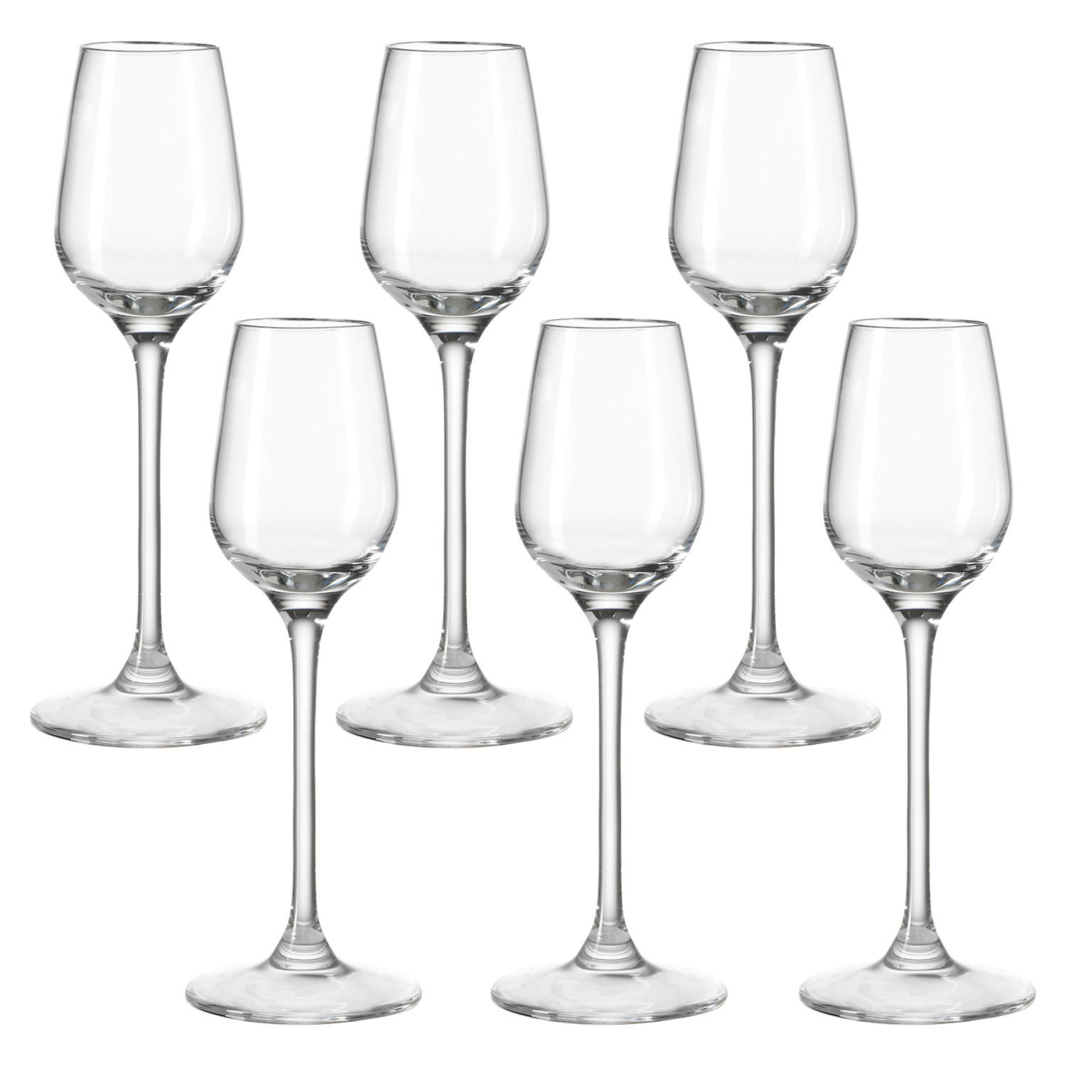 Grappaglas-Set Tivoli  6-teilig  - Klar, Basics, Glas (21/20/14cm) - Leonardo