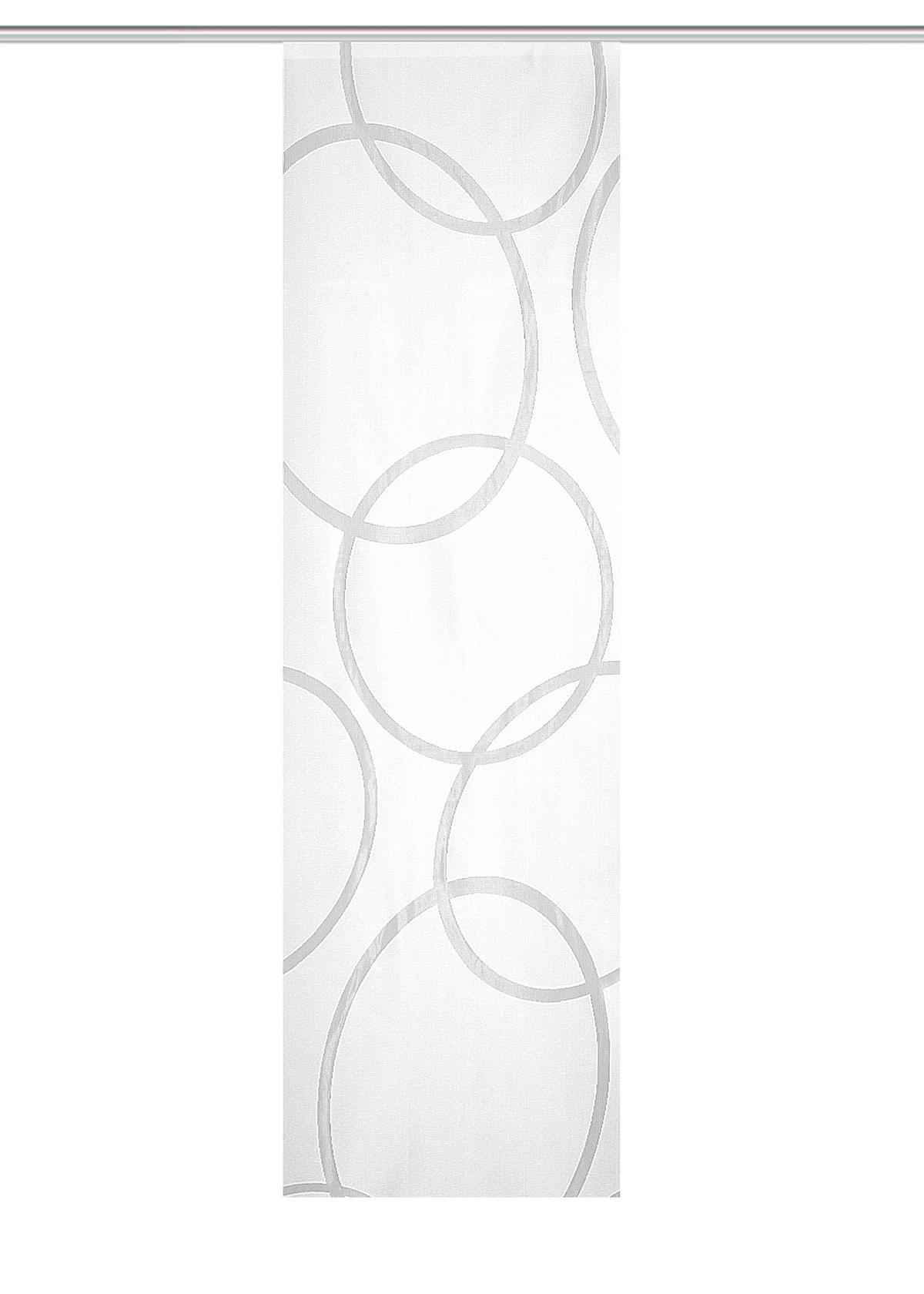 FLÄCHENVORHANG   blickdicht  57/225 cm   - Weiß, Basics, Textil (57/225cm)