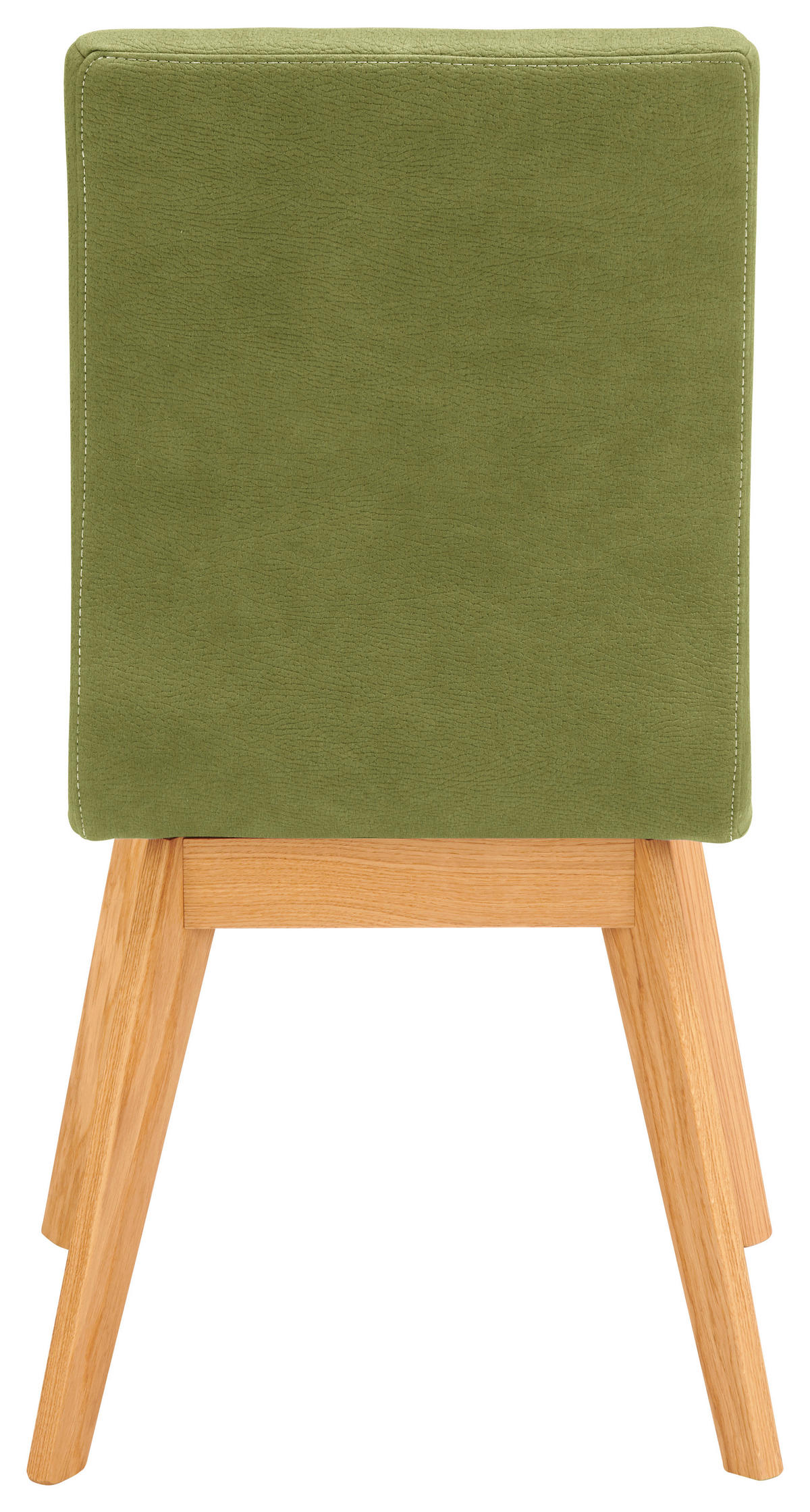 STUHL  in Mikrofaser Holz, Textil  - Beige/Olivgrün, Design, Holz/Textil (45/102/56cm) - Novel