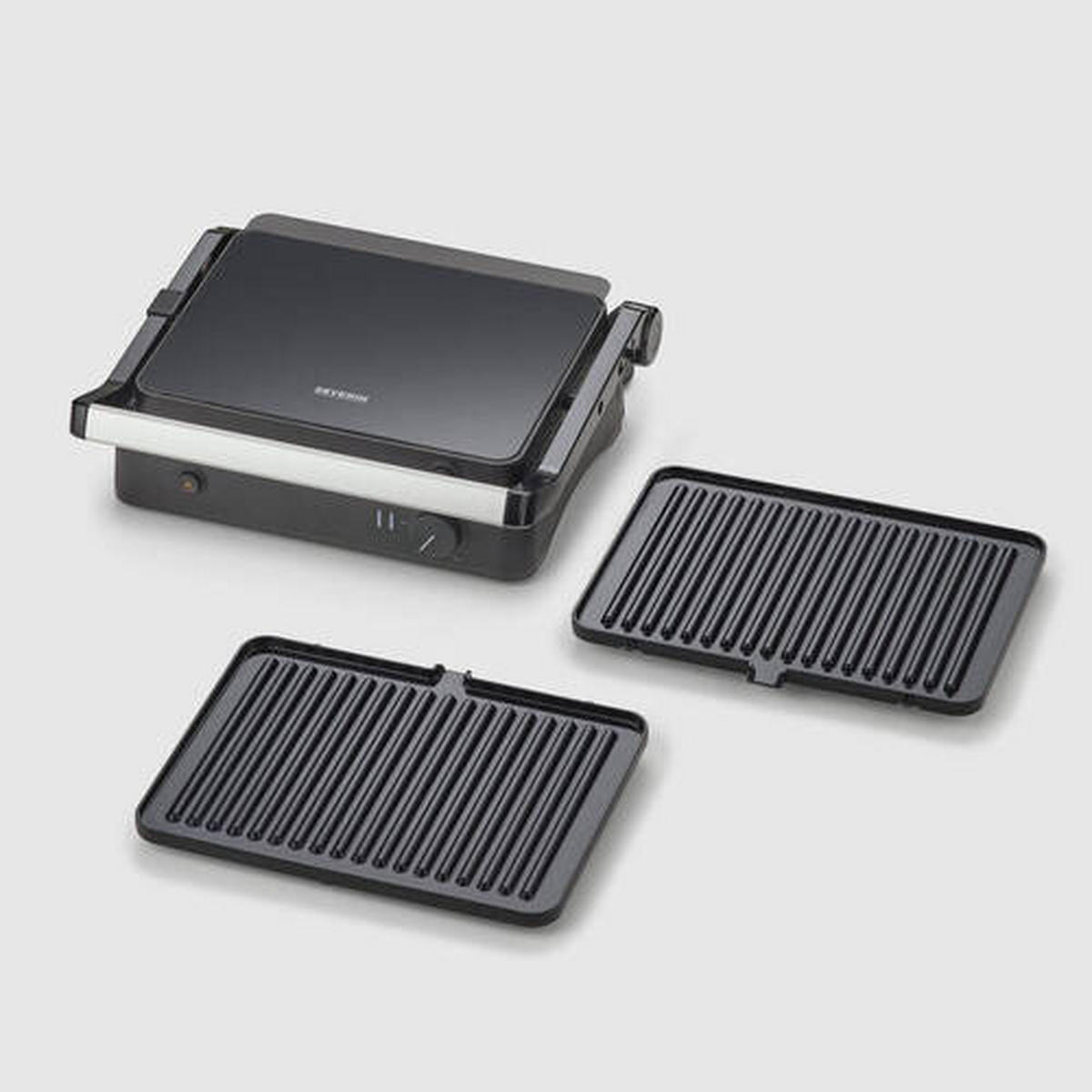 KONTAKTGRILL Sevini Lite  - Schwarz, Basics, Kunststoff (32/13/35cm) - Severin