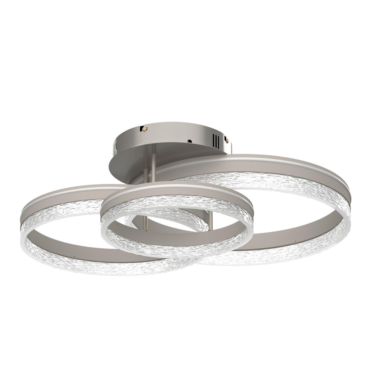 STROPNÉ LED SVIETIDLO, 72/63/22 cm - cappuccino, Design, kov/plast (72/63/22cm) - Novel