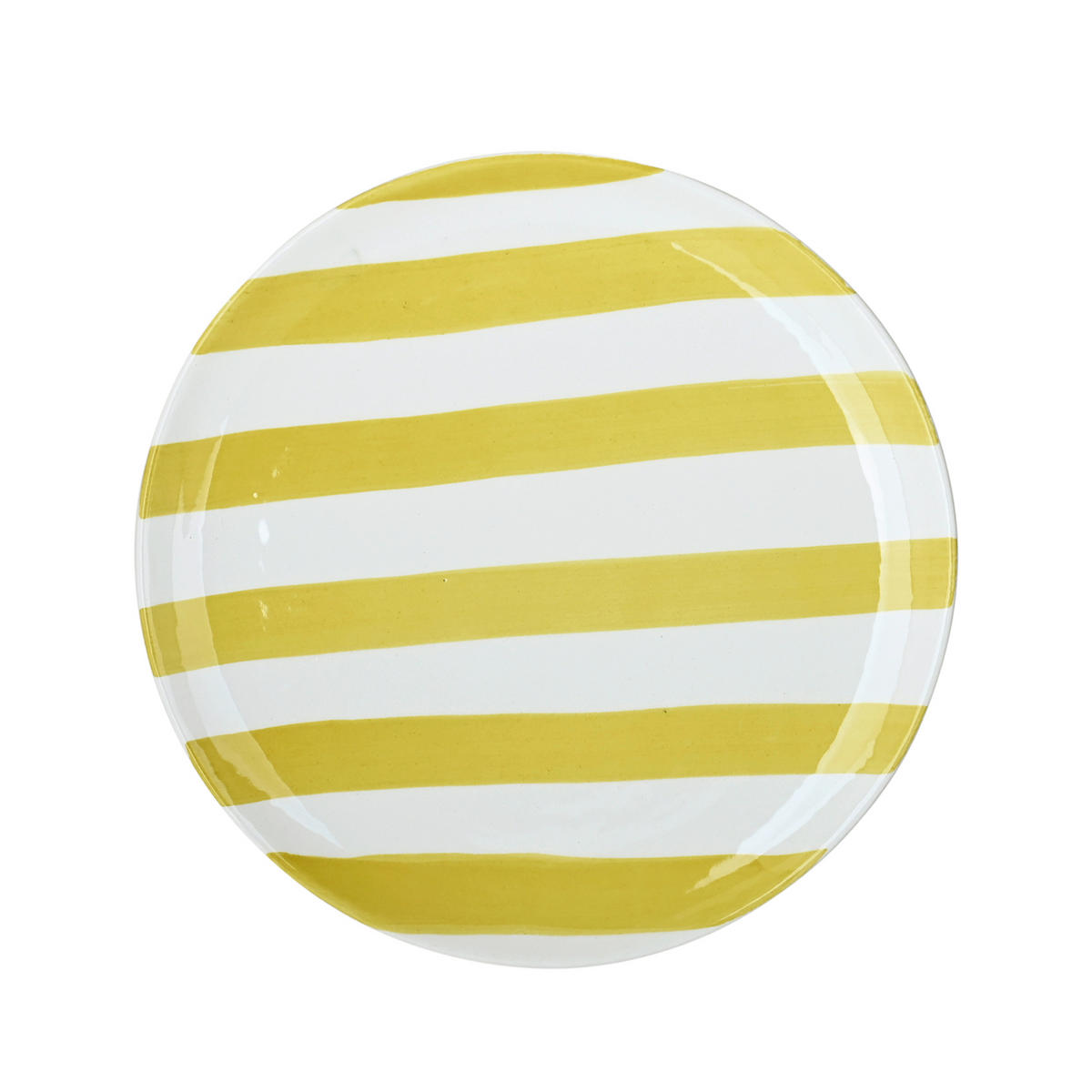 PLATZTELLER  - Gelb, Design, Keramik (19,5/2cm) - Ambia Home