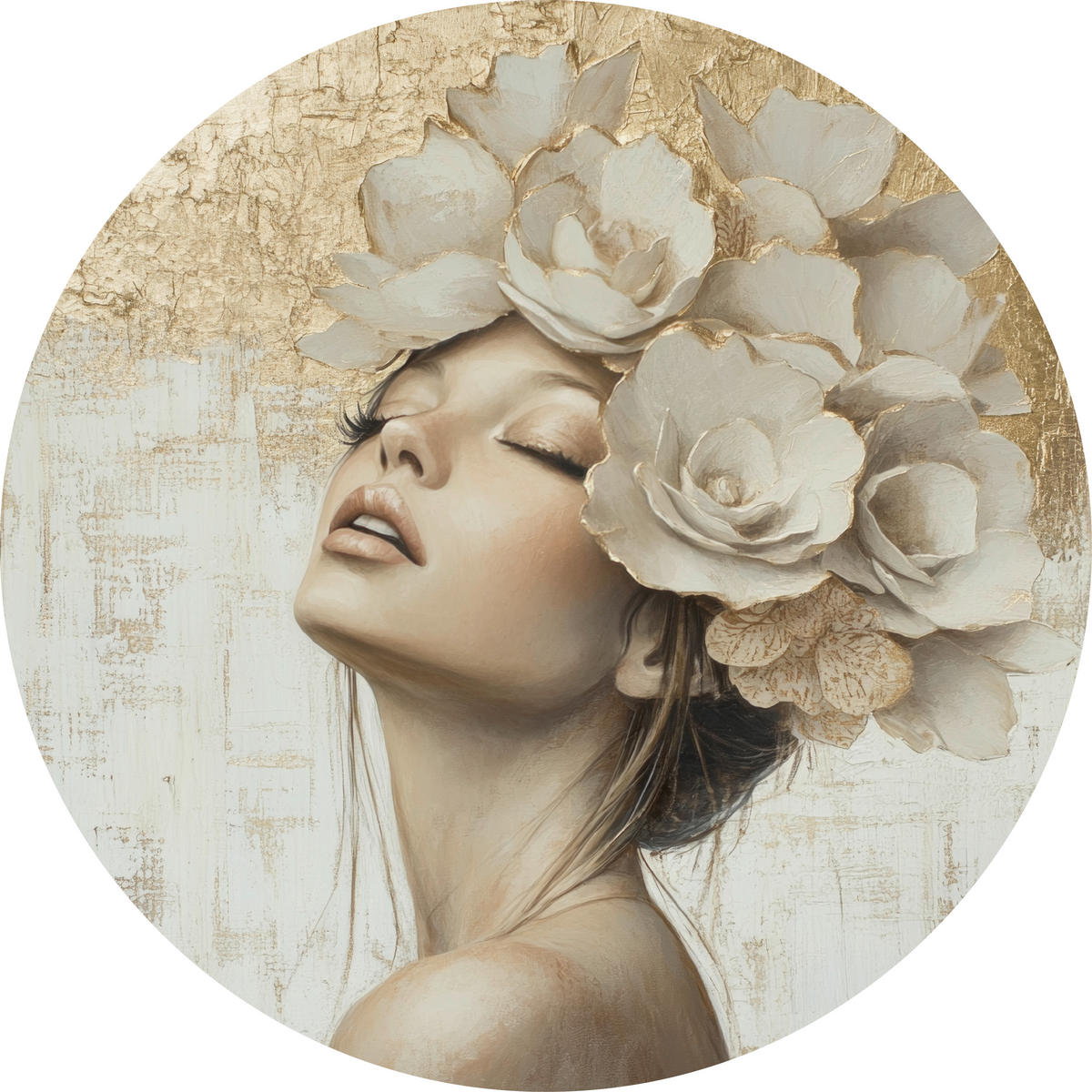 METALLBILD  - Beige/Hellgelb, Basics, Metall (40/0,3cm)