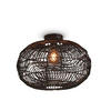 DECKENLEUCHTE GOOD&MOJO  48/30 cm   - Schwarz, Trend (48/30cm) - Good & Mojo