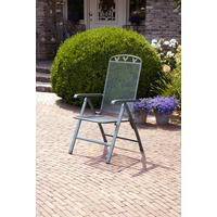 GARTENSTUHL Grau  - Grau, Basics, Metall (58/108/64cm) - Gardenson