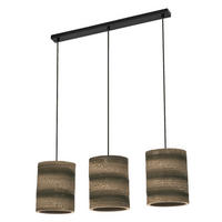 HÄNGELEUCHTE 83/20/130 cm  - Braun, Natur, Karton/Metall (83/20/130cm) - Osram