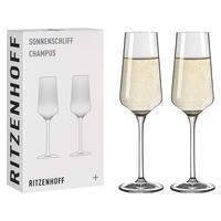 GLÄSERSET Sonnenschliff 2-teilig  - Klar, Design, Glas (6,5/22,5/6,5cm) - Ritzenhoff