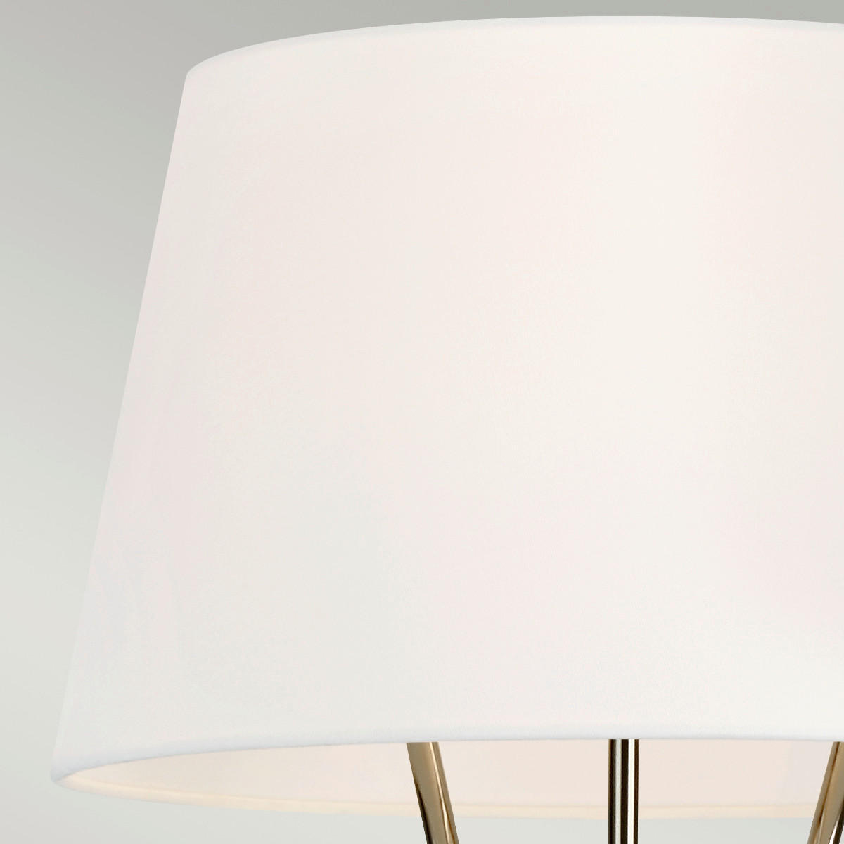GOLVLAMPA 47/139.7 cm    - nickelfärgad, Klassisk, metall/textil (47/139.7cm) - Elstead Lighting