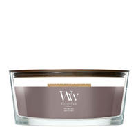 MIRISNA SVEĆA  plava  - plava, Osnovno, staklo/drvo (12/9/19cm) - WoodWick