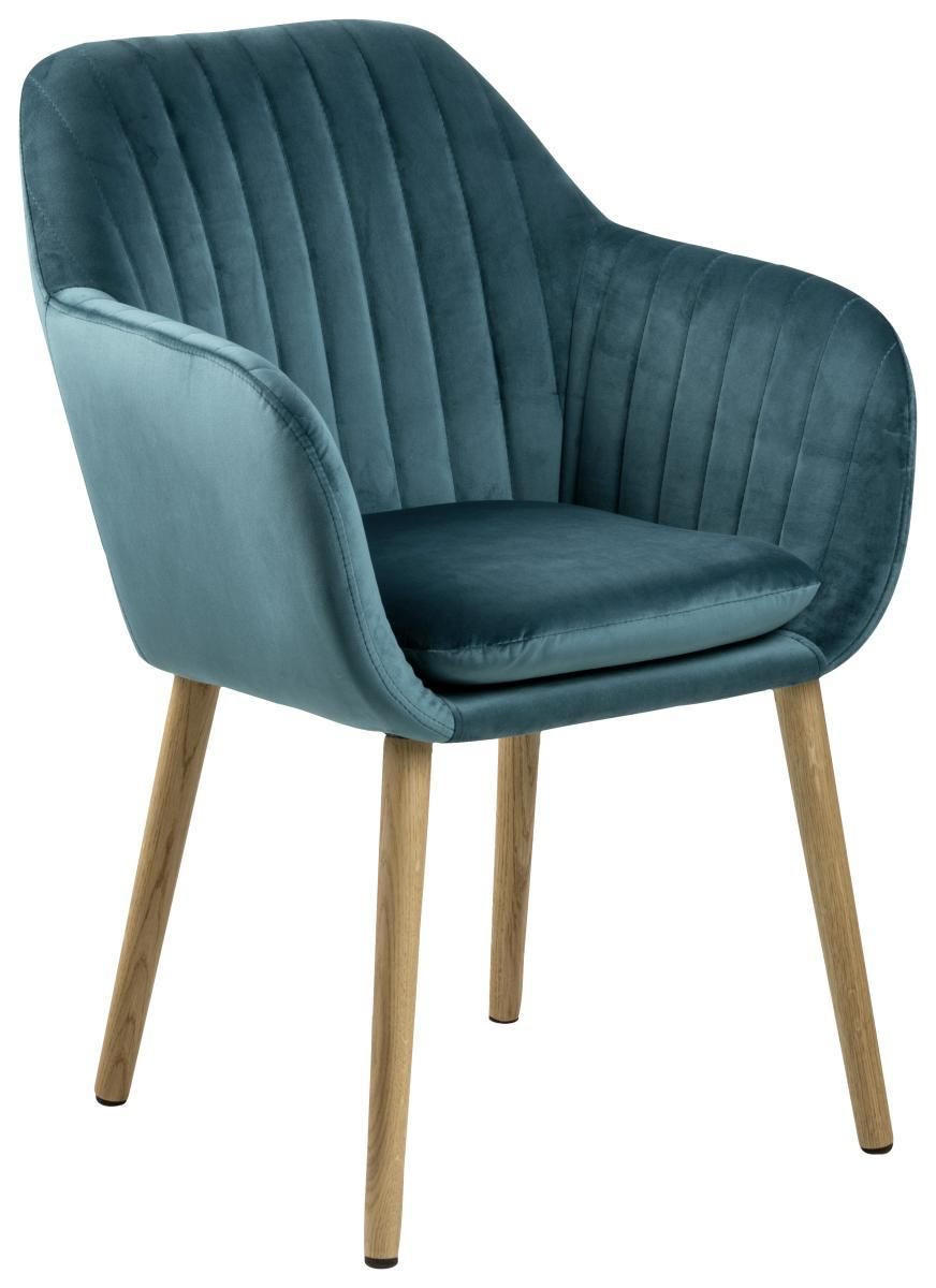 ARMLEHNSTUHL  in  - Smaragdgrün, Design, Holz/Textil (57/83/59cm) - Ambia Home