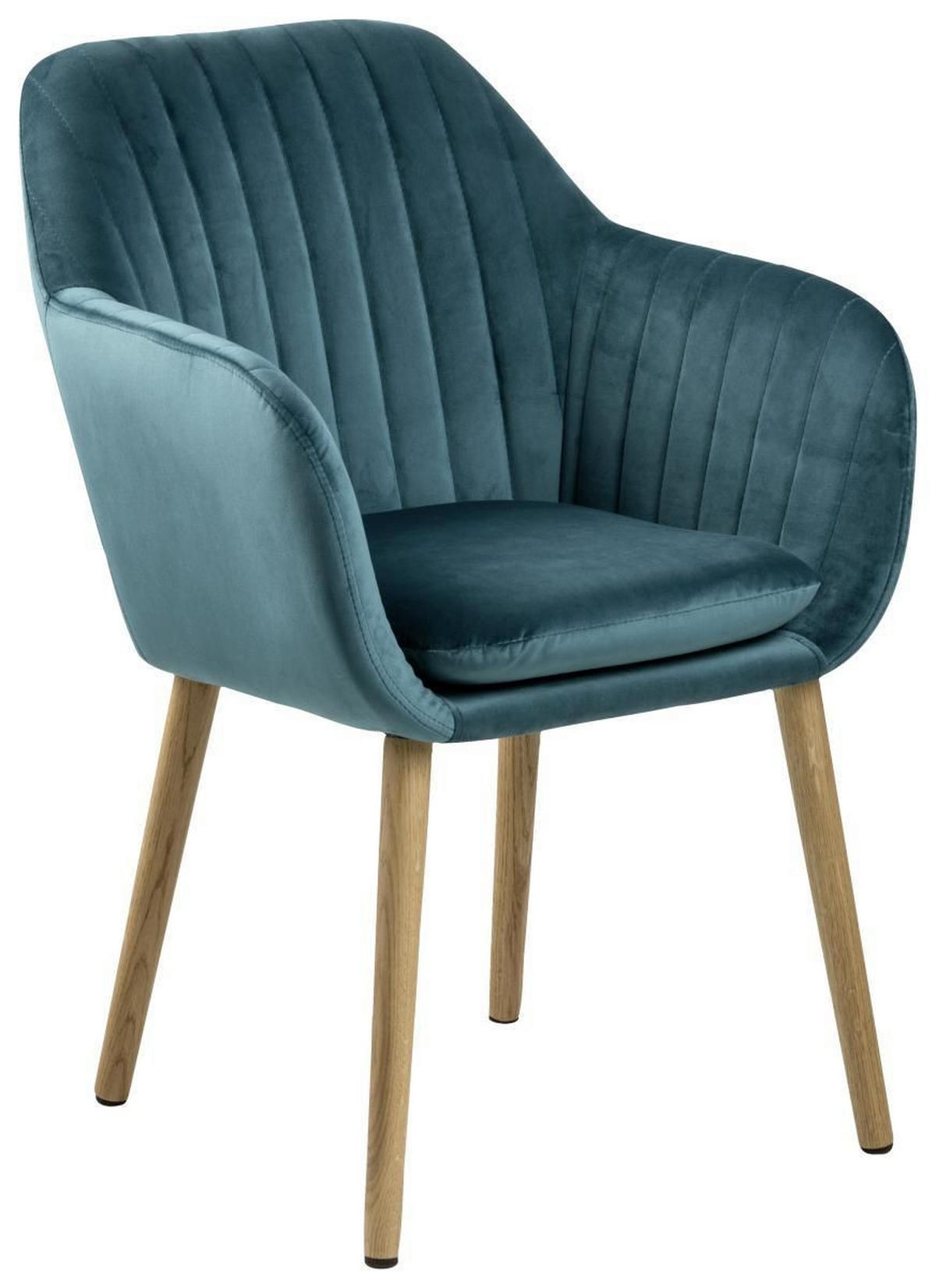 ŽIDLE S PODRUČKAMI, smaragdově zelená - smaragdově zelená, Design, dřevo/textil (57/83/59cm) - Carryhome
