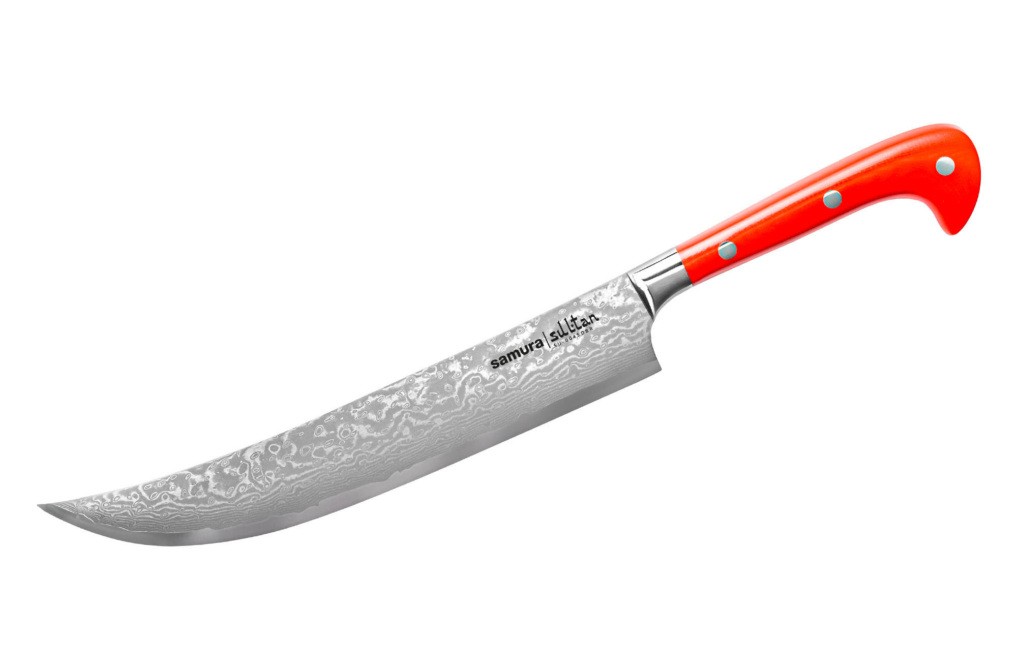 KUVARSKI NOŽ  SULTAN 33,3/3,7/1,9 cm           čelik - srebrna/crvena, Osnovno, metal/pločasti materijal (33,3/3,7/1,9cm) - Samura