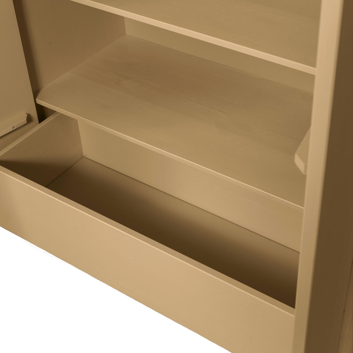 GARDEROBENSCHRANK Basu  in 101/210/46 cm  - Grün, Design, Holz (101/210/46cm) - Livetastic