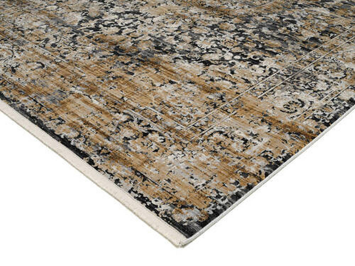 WEBTEPPICH 120/180 cm Le Mans  - Goldfarben/Grau, Design, Textil (120/180cm) - Dieter Knoll