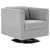 DESIGNSESSEL Mikrofaser Grau    - Chromfarben/Grau, Design, Textil/Metall (72/71/75cm) - LOOKS by W.Joop