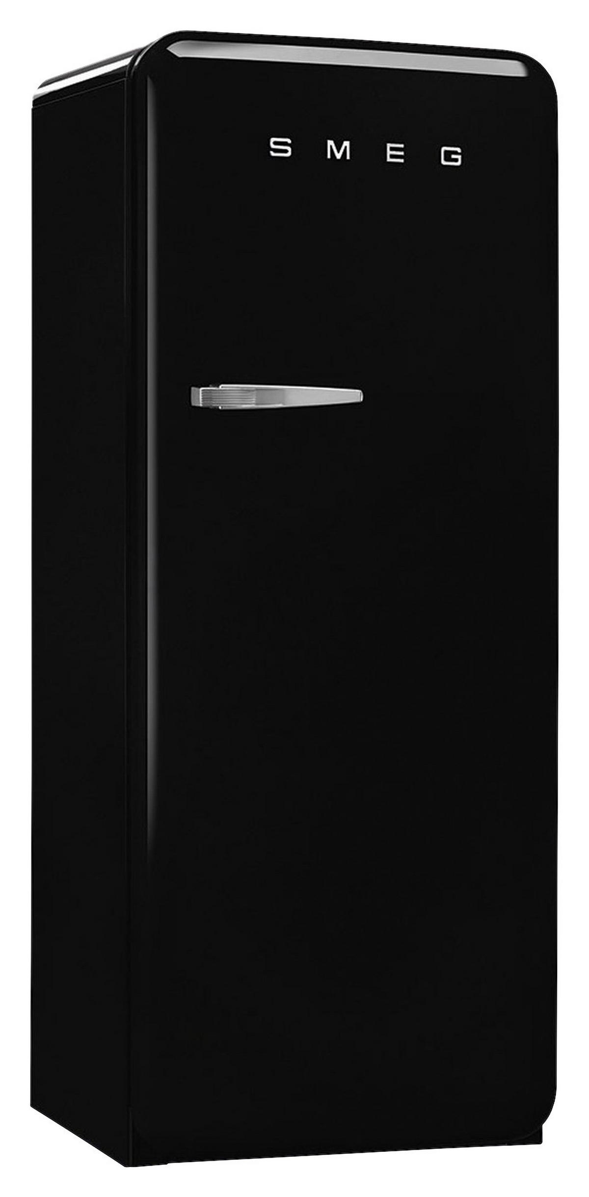KÜHLSCHRANK 60/150/72,8 cm  - Schwarz, Basics, Glas/Metall (60/150/72,8cm) - SMEG