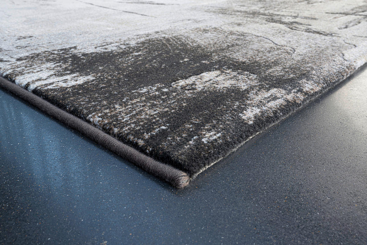 WEBTEPPICH 200/290 cm Argentum Anthrazit, Braun, Grau  - Anthrazit/Braun, Design, Kunststoff/Textil (200/290cm)
