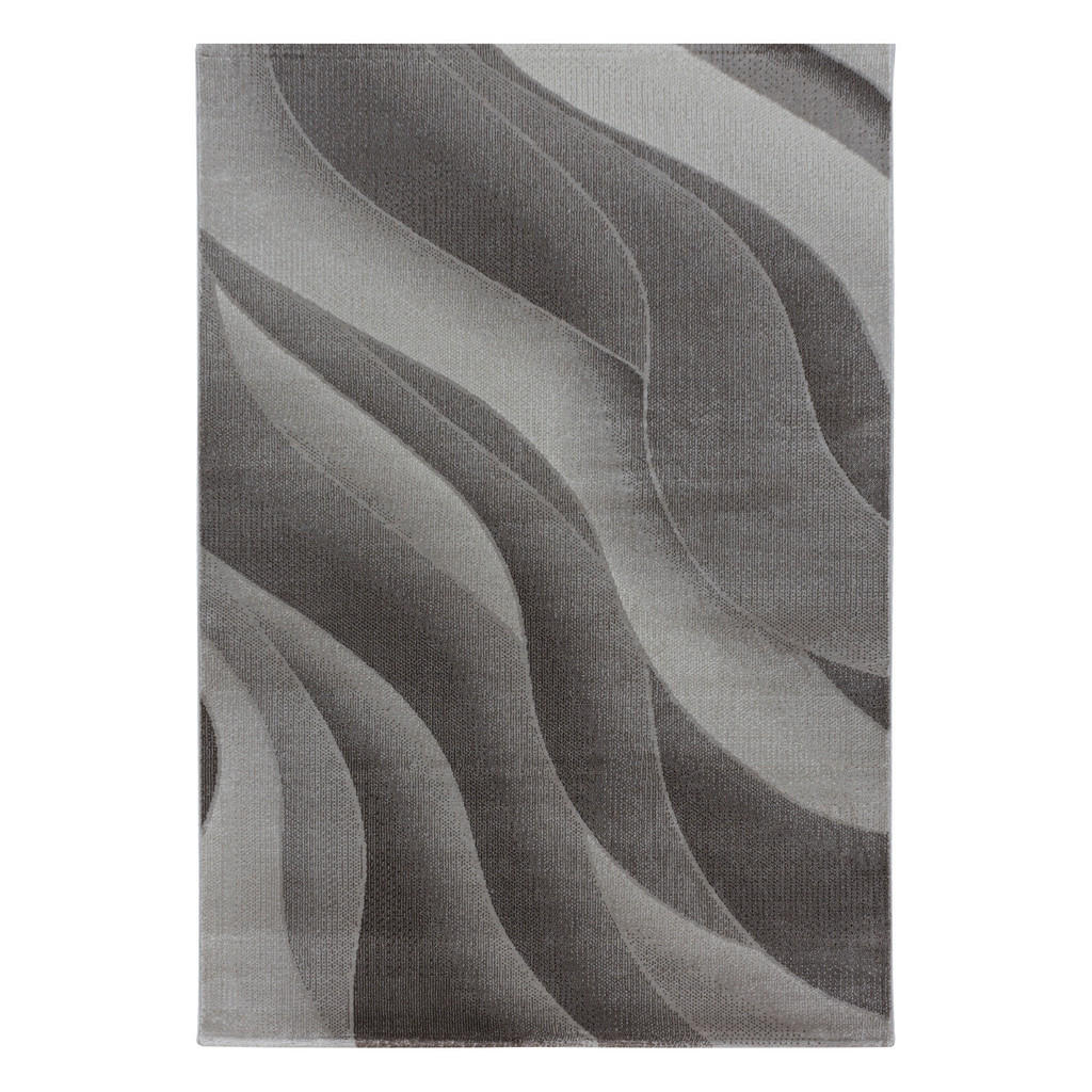 Thumbnail - Novel Läufer Costa 3523 Brown, Braun, Textil, Wellen, rechteckig, 80x250 cm, Oeko-Tex® Standard 100, für Fußbodenheizung...