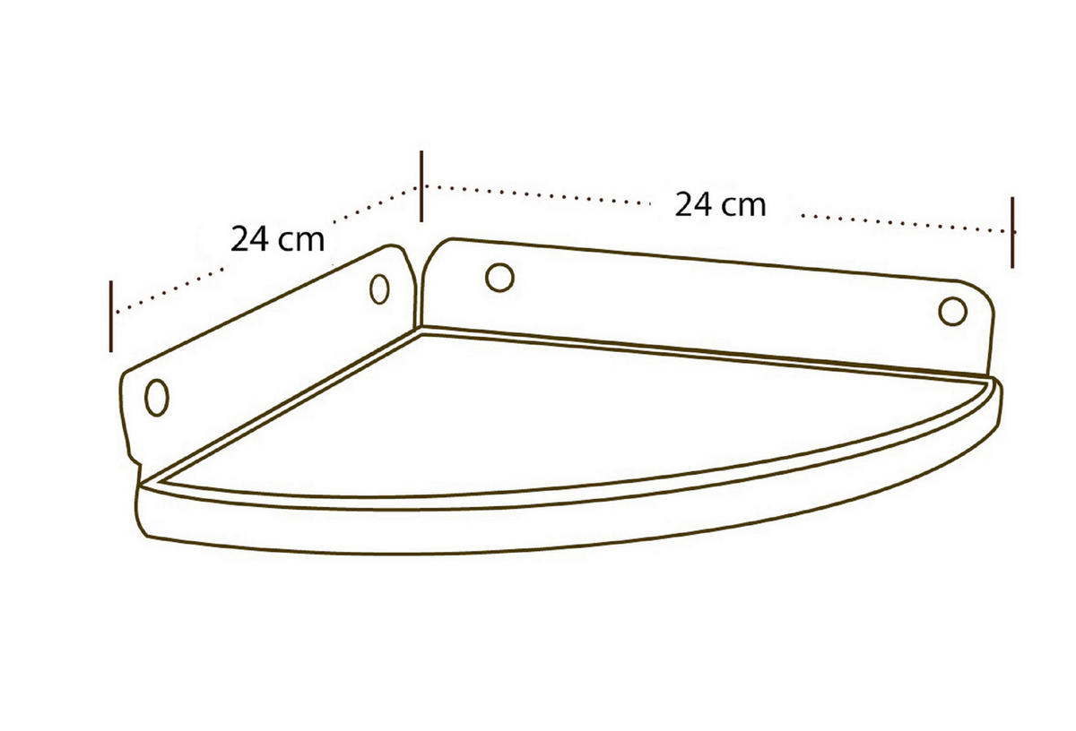 ECKREGAL - Anthrazit, Basics, Kunststoff (-/2,5/-cm) - Ambia Garden
