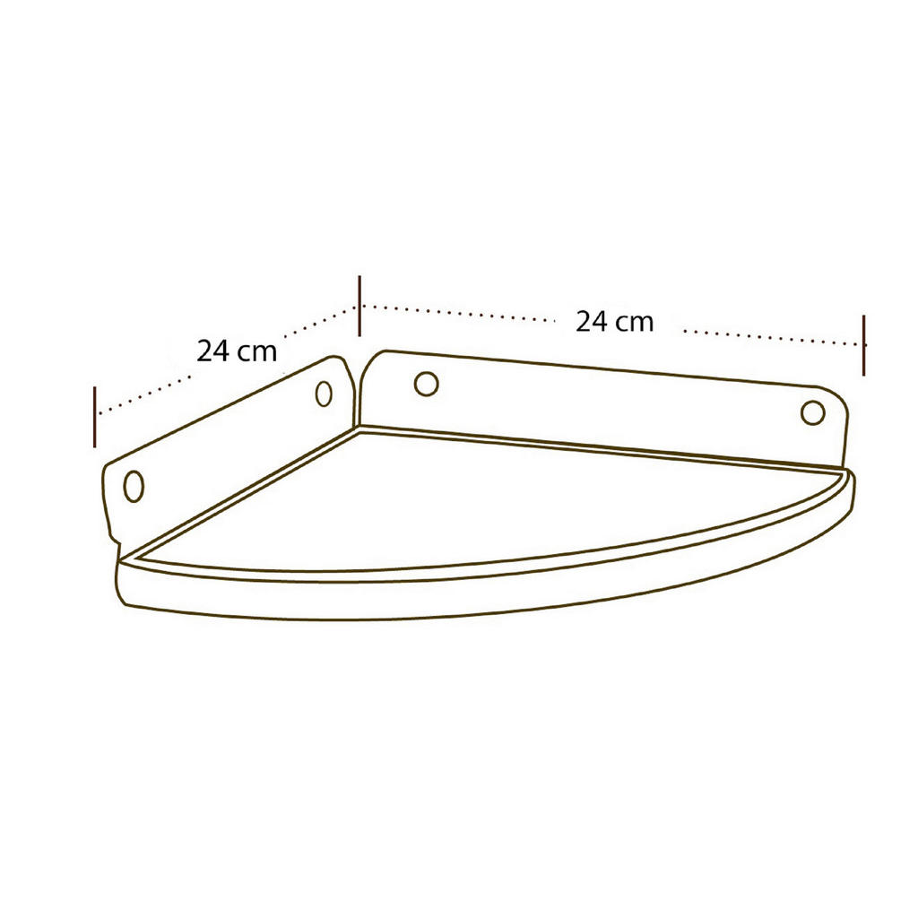 Thumbnail - Ambia Garden Eckregal, Anthrazit, Kunststoff, -x2.5x- cm, Kleinmöbel