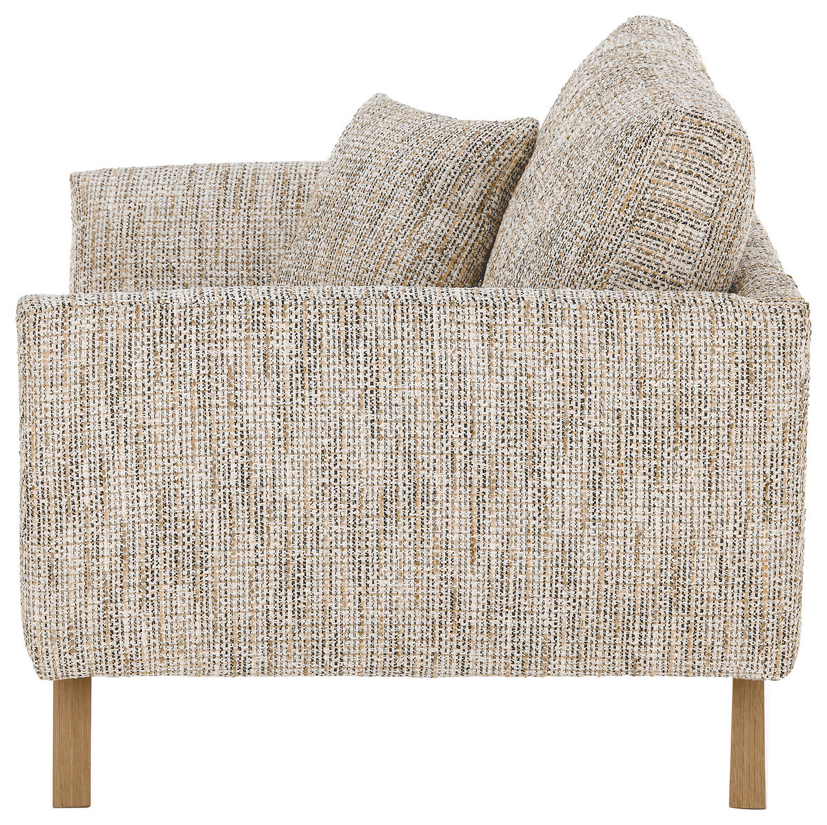 SESSEL in Webstoff Creme  - Eichefarben/Creme, KONVENTIONELL, Holz/Textil (115/86/93cm) - SetOne by Musterring