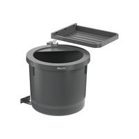 EINBAUABFALLSAMMLER 35 l  Kunststoff  - Grau, Basics, Kunststoff (39,2/39/39cm) - HKT