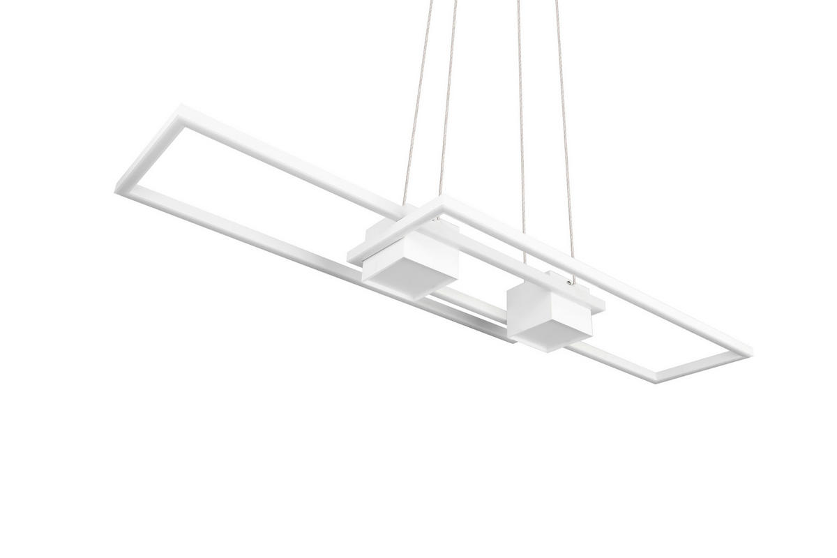 LED-PENDELLAMPA Albany 100/28/150 cm  - vit, Design, metall (100/28/150cm) - Trio Leuchten