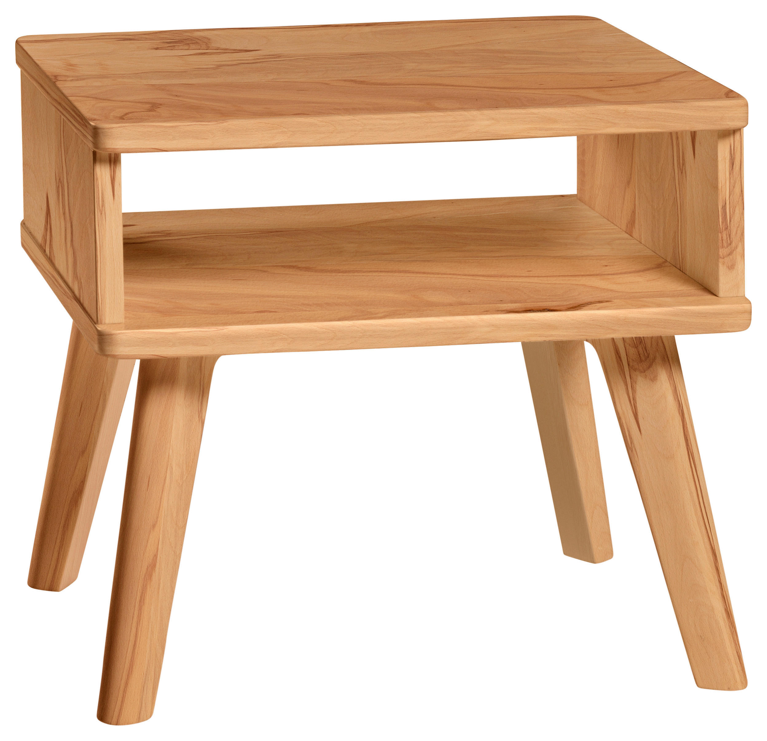 NACHTSCHRANK 48/38/42 cm Buche massiv  - Buchefarben, Design, Holz (48/38/42cm) - Hasena