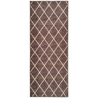 WEBTEPPICH 80/150 cm Cosenza Braun, Beige  - Beige/Braun, Design, Kunststoff/Textil (80/150cm) - Novel
