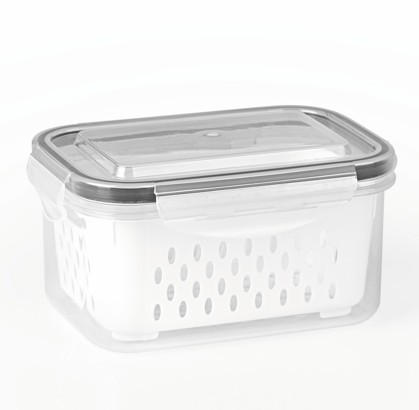 FRISCHHALTEDOSENSET GOURMETmaxx 12-teilig  - Transparent/Grau, Basics, Kunststoff (23,5/19/13cm)