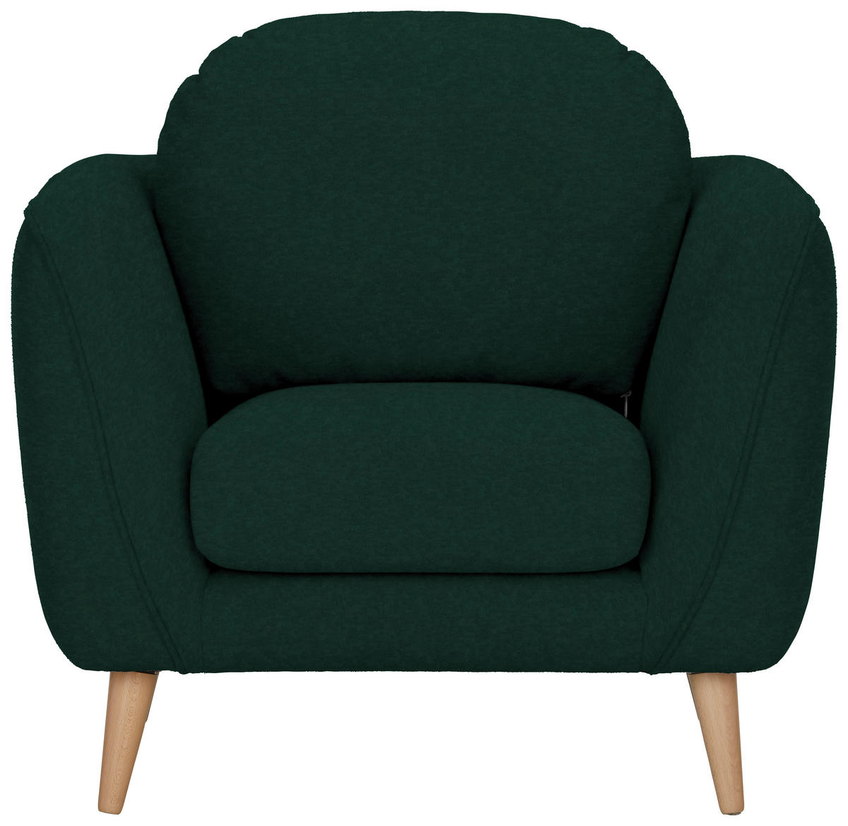 FÅTÖLJ i textil mörkgrön  - grön/mörkgrön, Klassisk, textil (98/70/47/97cm) - MID.YOU