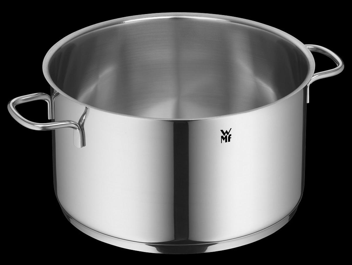 KOCHTOPFSET 4-teilig  - Edelstahlfarben, Design, Glas/Metall - WMF