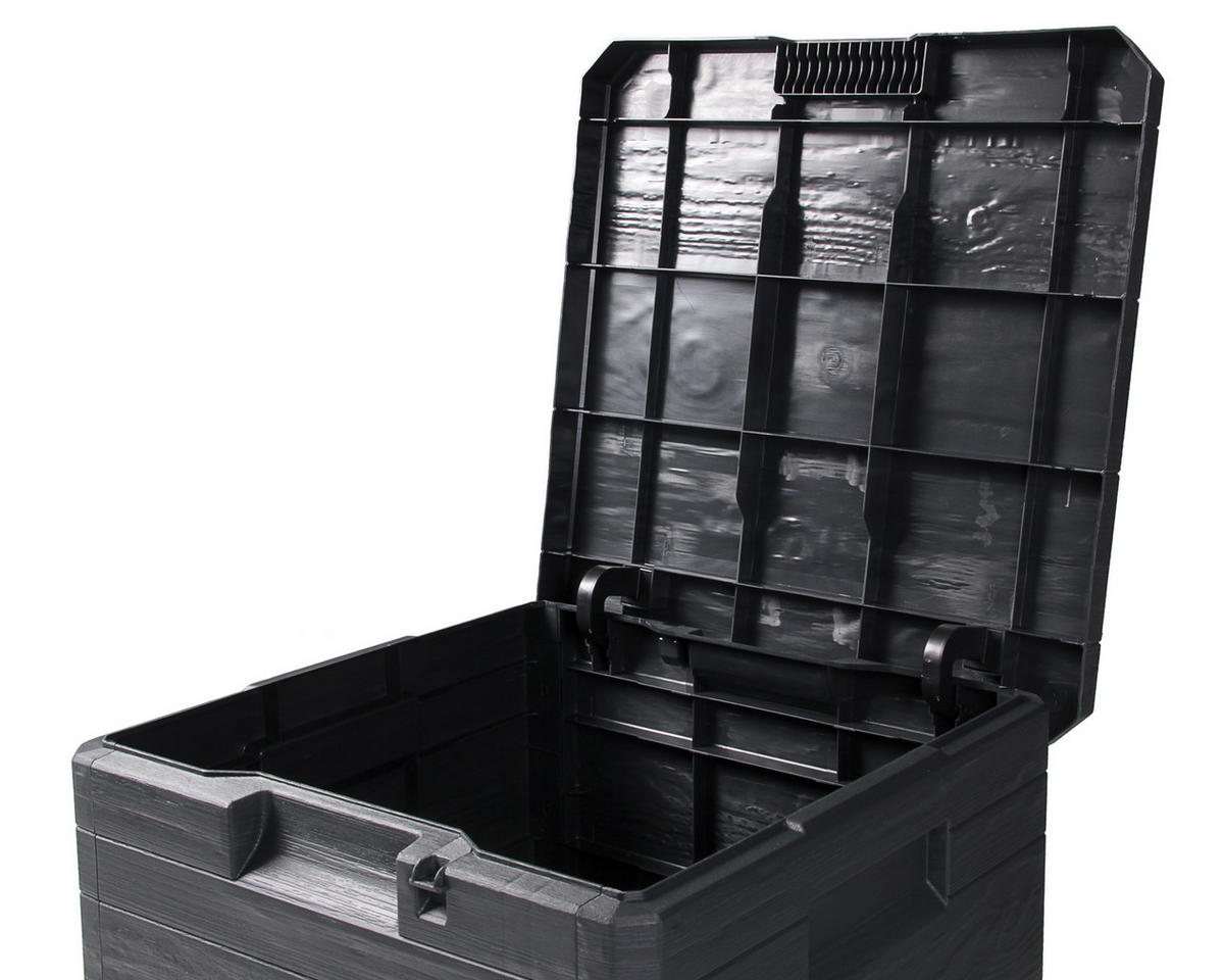 KISSENBOX 44/50/43 cm  - Anthrazit, Basics, Kunststoff (44/50/43cm) - Ambia Garden