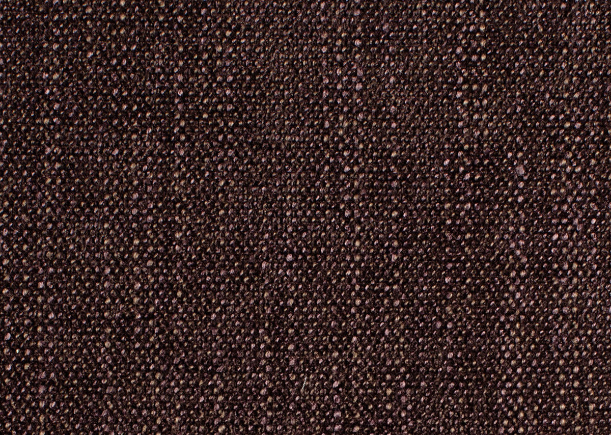 ECKSOFA in Flachgewebe Dunkelbraun  - Dunkelbraun/Schwarz, Design, Textil/Metall (253/177cm) - Dieter Knoll