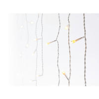 LICHTERVORHANG - Weiss, Basics, Kunststoff (300cm)